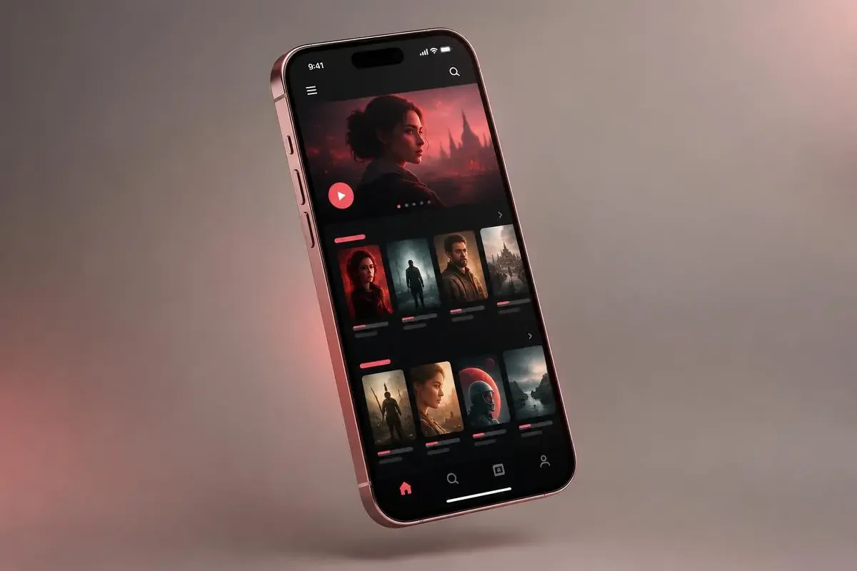 黄果短剧 APP 界面展示